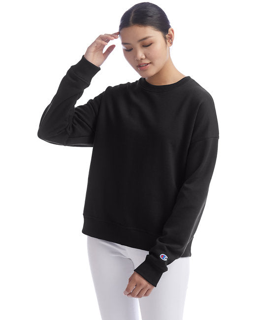 šChampion Ladies' PowerBlend Sweatshirt Effortless Branding