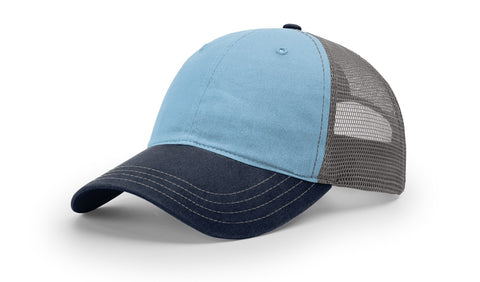 RICHARDSON GARMENT WASHED TRUCKER TRI-COLOR