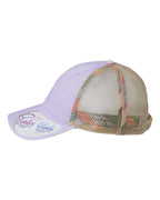 ♾️Infinity Her - Women's Washed Mesh-Back Cap - TESS The Branded Salon