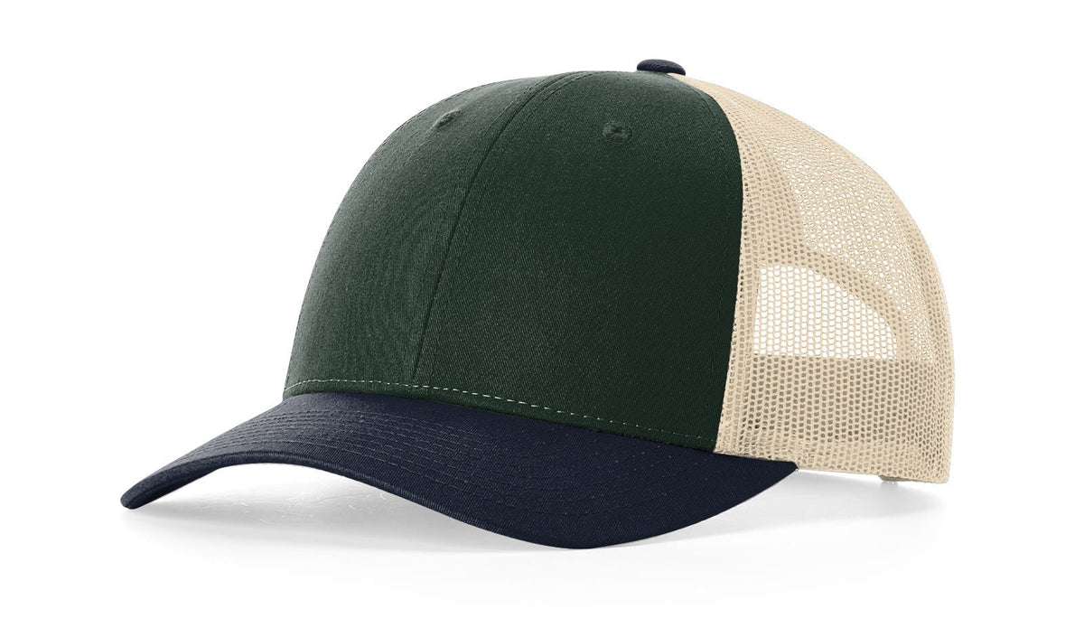 🧢RICHARDSON LOW PRO TRUCKER TRI-COLOR The Branded Salon