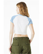 🌸BELLA + CANVAS Ladies' Micro Ribbed Raglan Baby Tee Effortless Branding