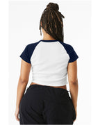🌸BELLA + CANVAS Ladies' Micro Ribbed Raglan Baby Tee Effortless Branding