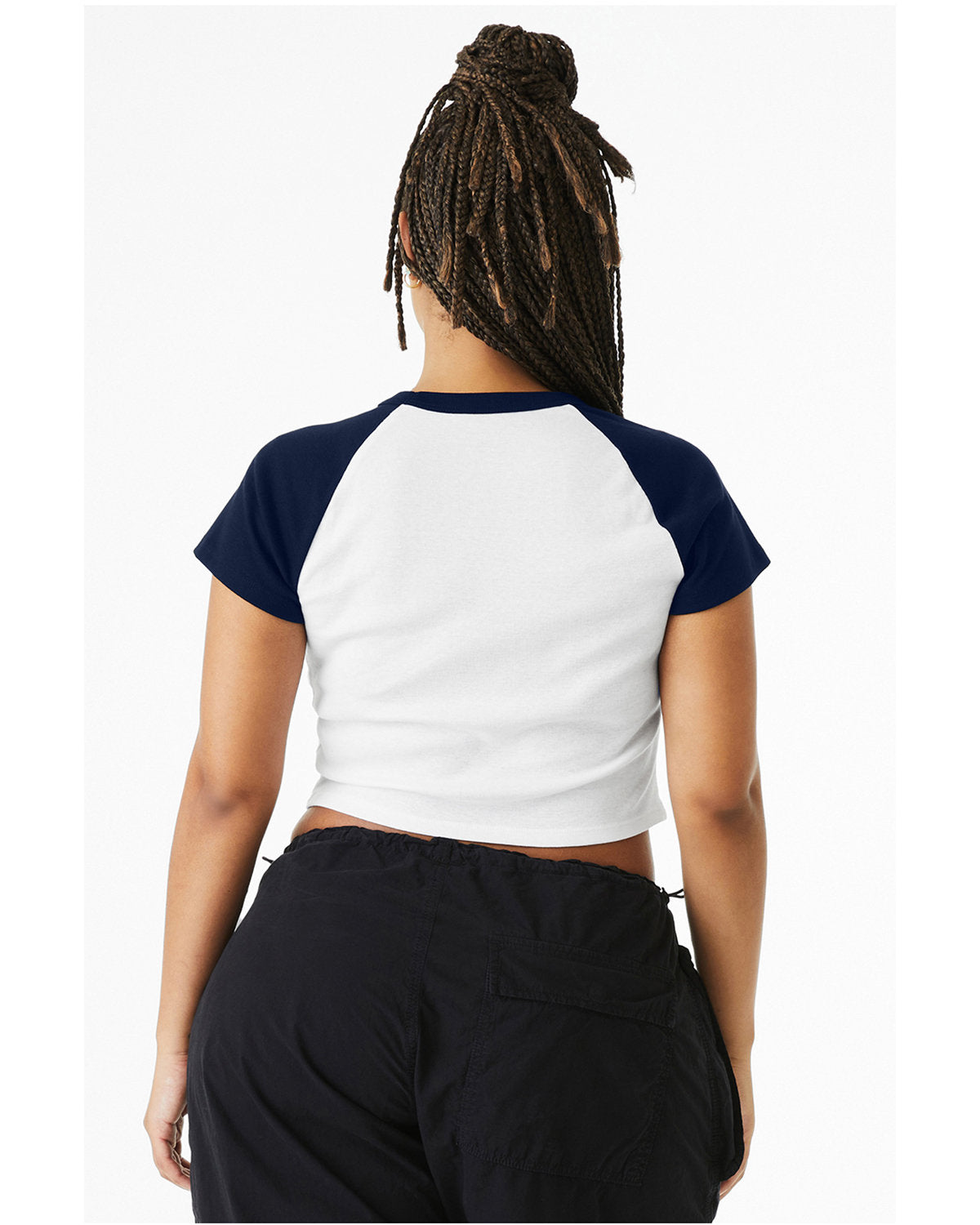 🌸BELLA + CANVAS Ladies' Micro Ribbed Raglan Baby Tee Effortless Branding