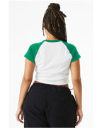 🌸BELLA + CANVAS Ladies' Micro Ribbed Raglan Baby Tee Effortless Branding