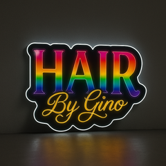 Die-Cut Logo Light Box – The Branded Salon Edition