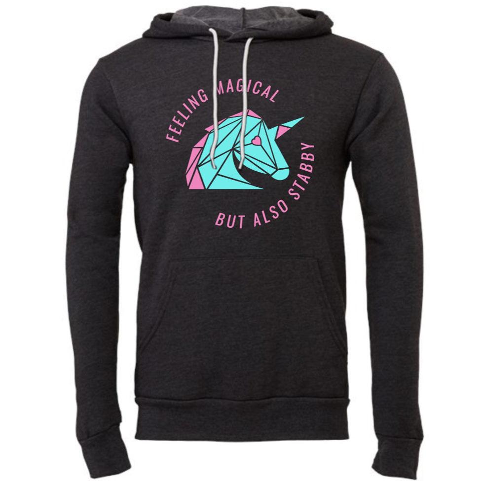 Feeling Stabby Adult Hoodies (Limited Edition)🦄🗡️