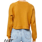 🌸BELLA + CANVAS Ladies' Raglan Pullover Fleece Effortless Branding