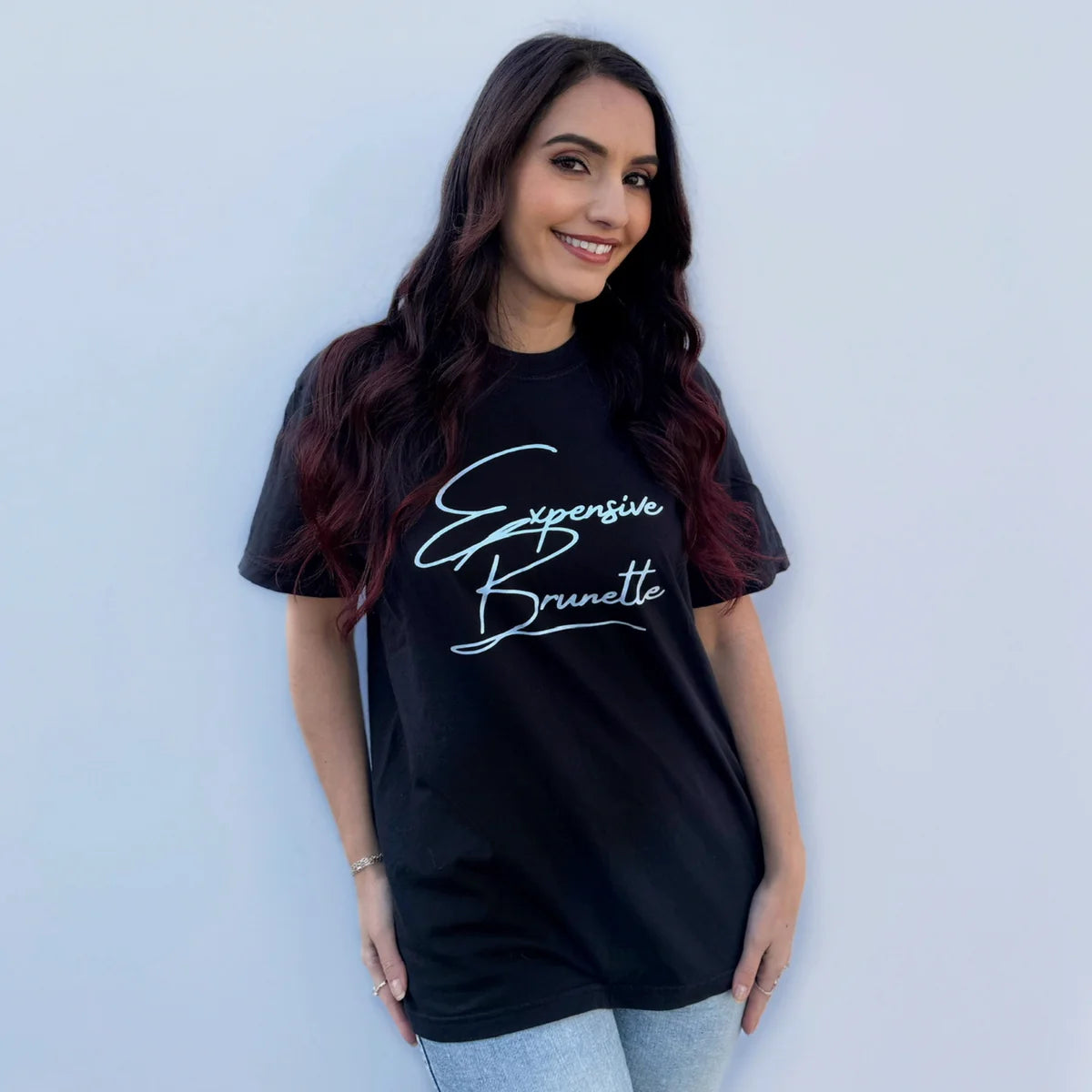 Expensive Brunette $$$ @sarahzstylz T-Shirt 👑🍸🚁 - Preorder Product Ships week of Jan 27th