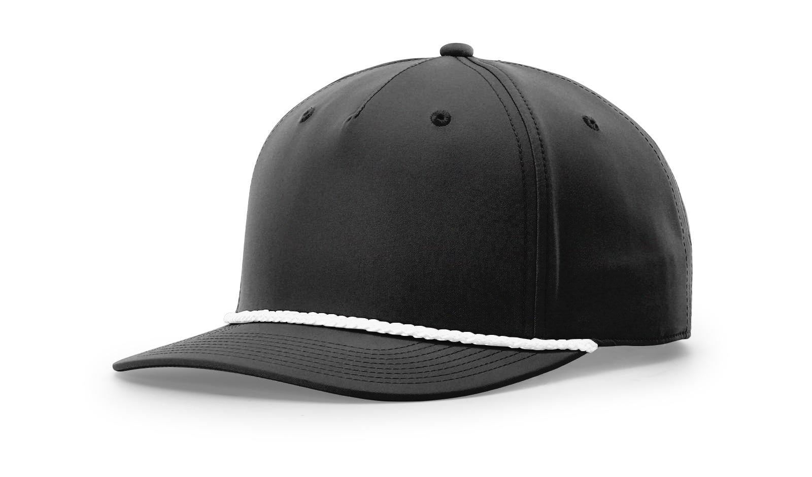 RICHARDSON 5 PANEL CLASSIC ROPE CAP SOLID