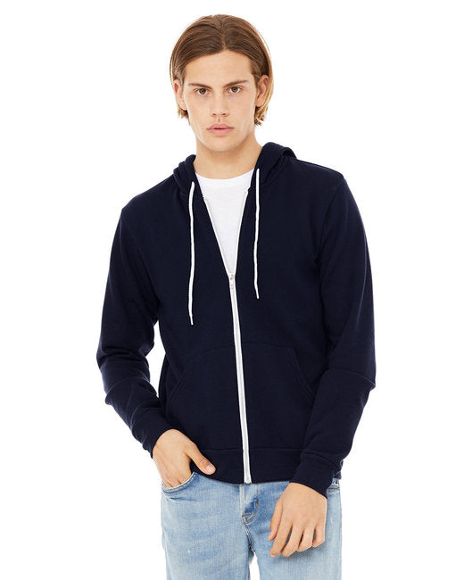 🌸BELLA + CANVAS Unisex Sponge Fleece Full-Zip Hooded Sweatshirt