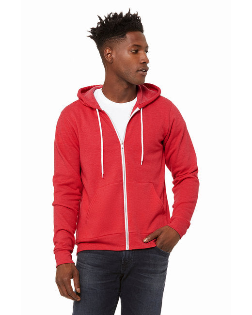 🌸BELLA + CANVAS Unisex Sponge Fleece Full-Zip Hooded Sweatshirt www.ebfakestore.com