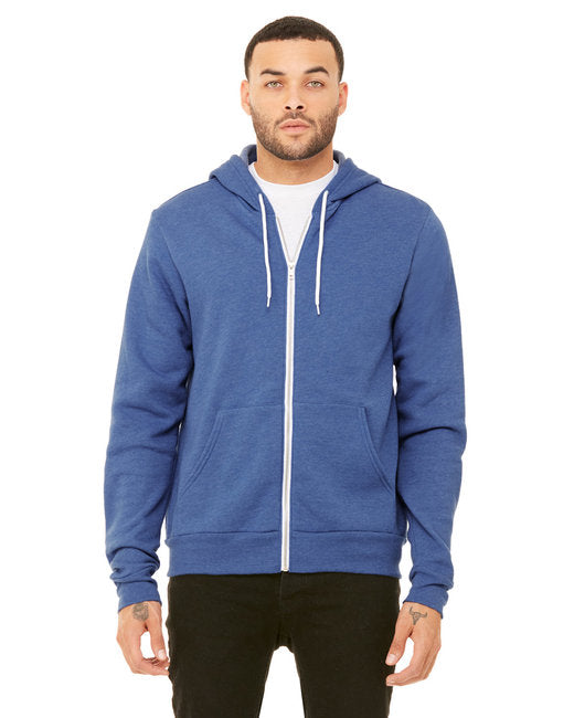 🌸BELLA + CANVAS Unisex Sponge Fleece Full-Zip Hooded Sweatshirt