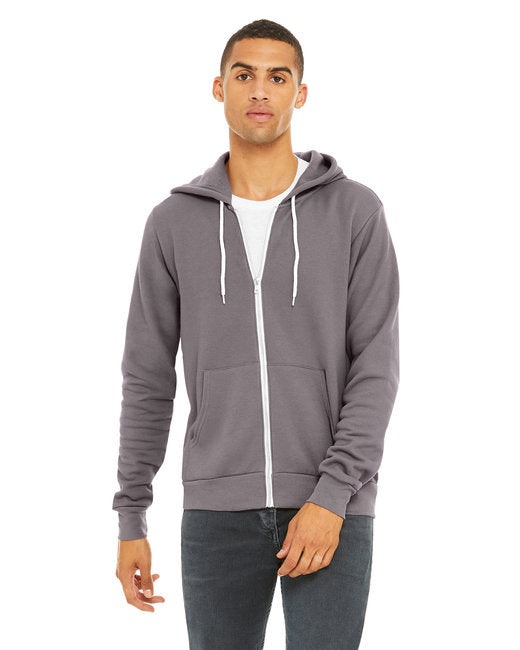 🌸BELLA + CANVAS Unisex Sponge Fleece Full-Zip Hooded Sweatshirt