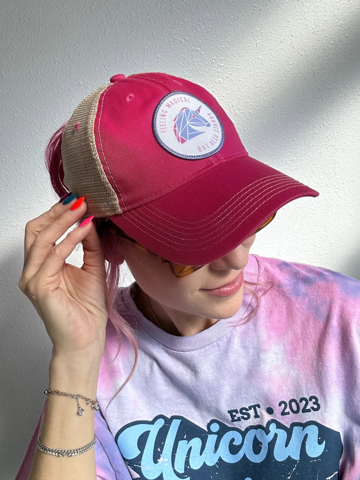 Feeling Stabby Patch Hat (Limited Edition)🦄🗡️