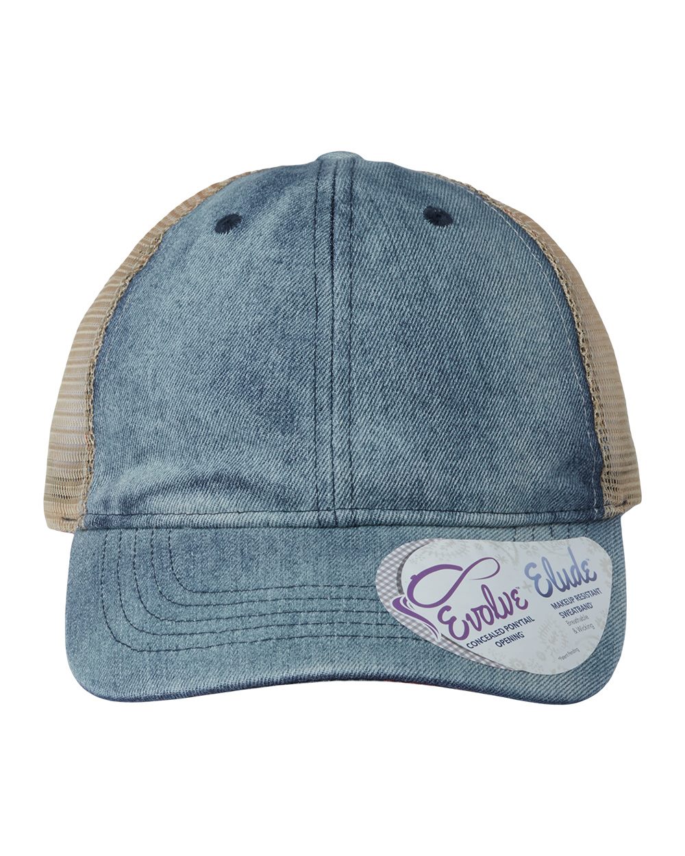 ♾️Infinity Her - Women's Denim Mesh-Back Cap - DAISY The Branded Salon