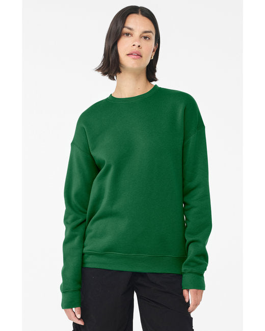 🌸BELLA + CANVAS Unisex Drop Shoulder Fleece Crew Sweatshirts