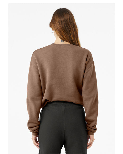 🌸BELLA + CANVAS Unisex Drop Shoulder Fleece Crew Sweatshirts