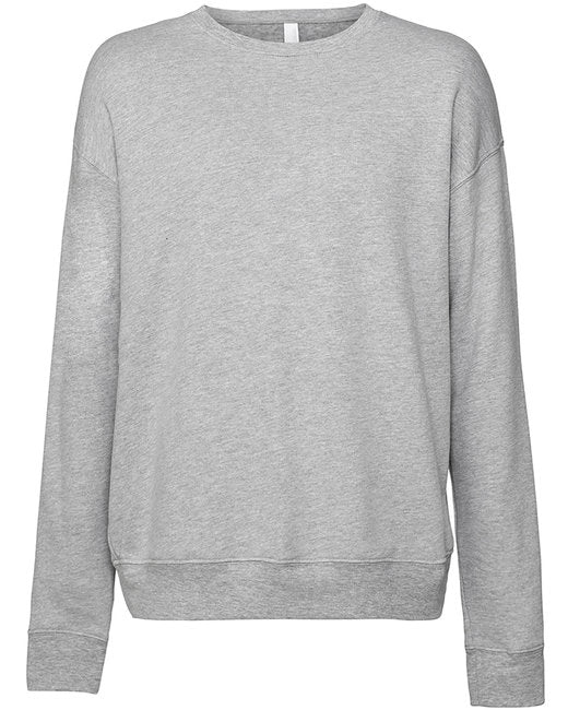 🌸BELLA + CANVAS Unisex Drop Shoulder Fleece Crew Sweatshirts