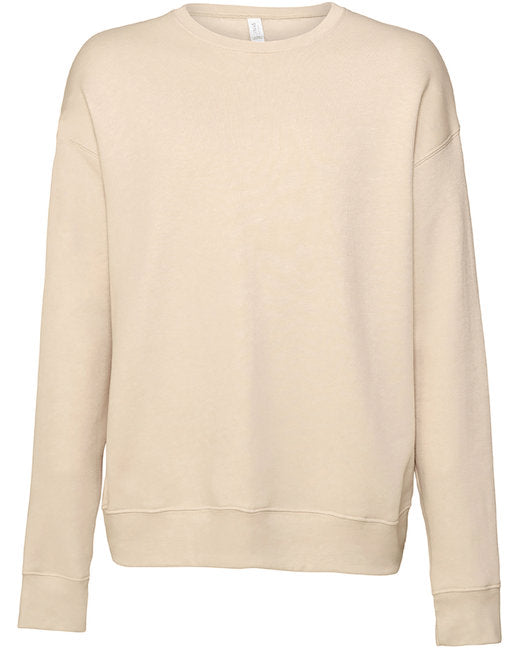 🌸BELLA + CANVAS Unisex Drop Shoulder Fleece Crew Sweatshirts