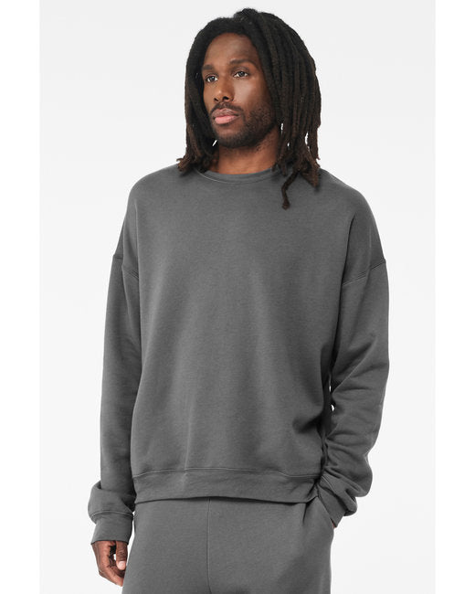 🌸BELLA + CANVAS Unisex Drop Shoulder Fleece Crew Sweatshirts