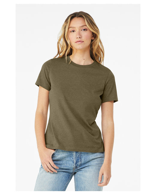 🌸BELLA + CANVAS Ladies' Relaxed Heather CVC Short-Sleeve T-Shirt