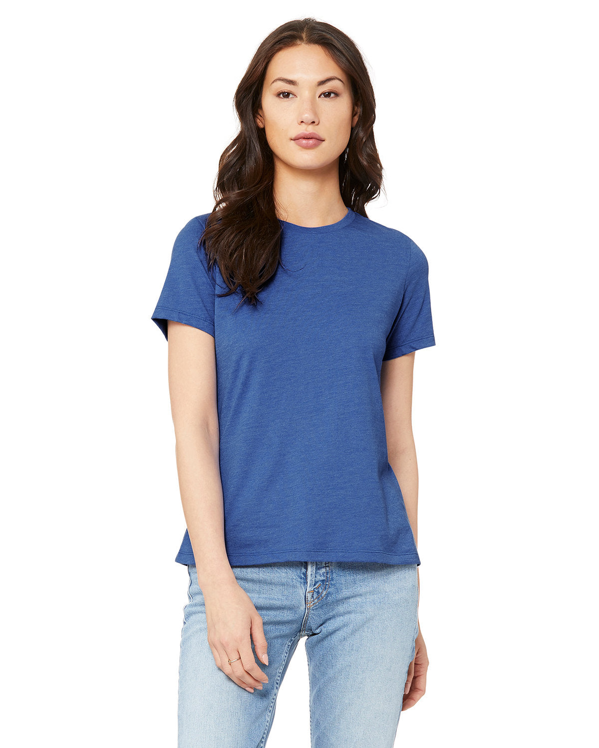 🌸BELLA + CANVAS Ladies' Relaxed Heather CVC Short-Sleeve T-Shirt