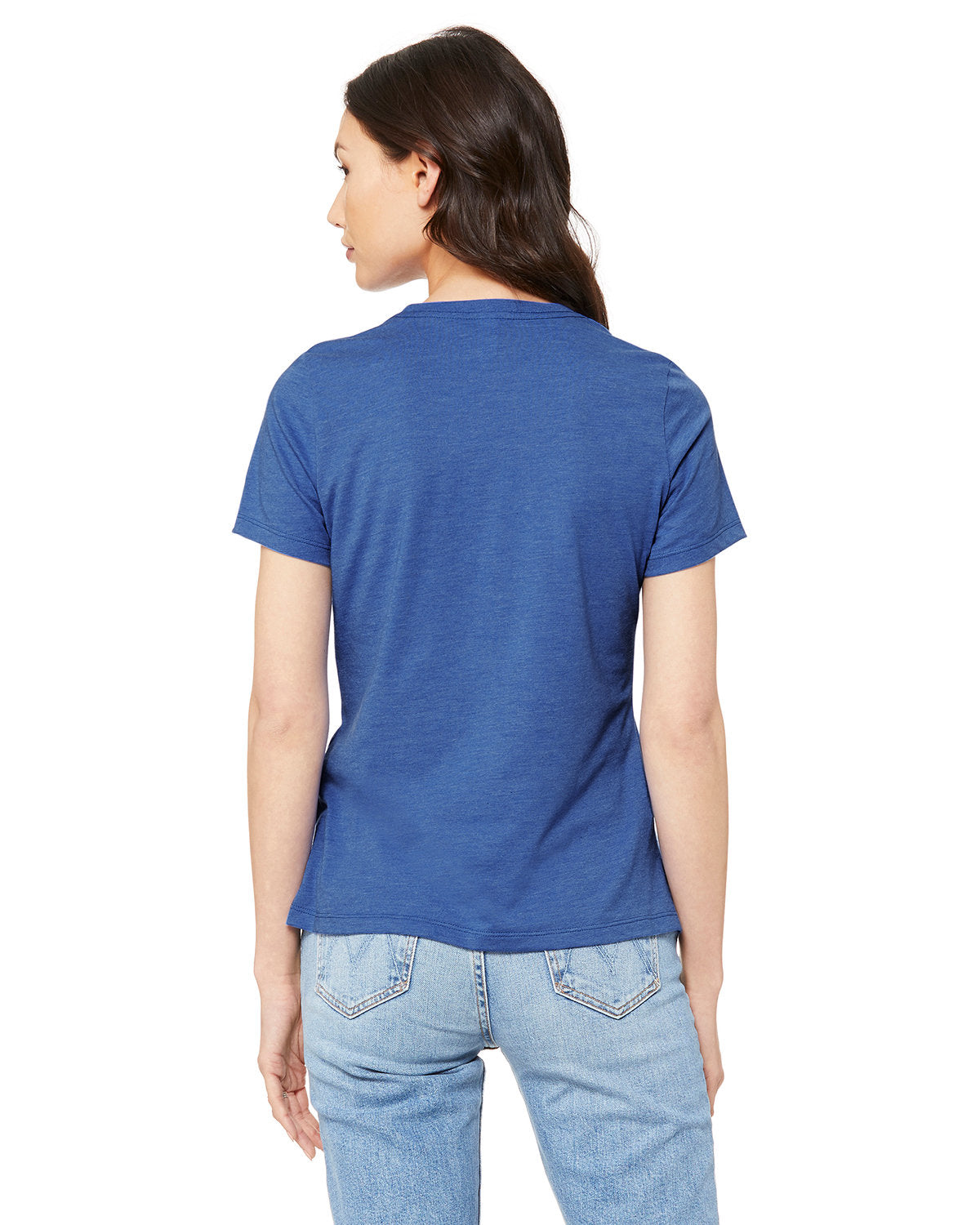 🌸BELLA + CANVAS Ladies' Relaxed Heather CVC Short-Sleeve T-Shirt