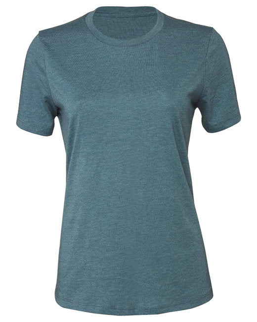 🌸BELLA + CANVAS Ladies' Relaxed Heather CVC Short-Sleeve T-Shirt