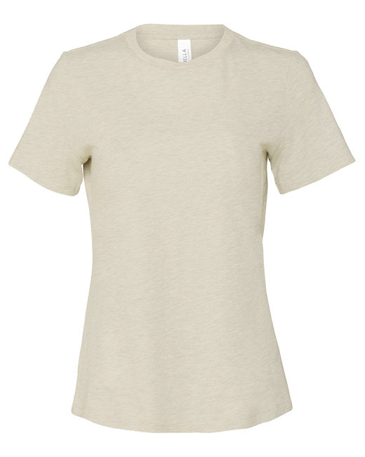 🌸BELLA + CANVAS Ladies' Relaxed Heather CVC Short-Sleeve T-Shirt