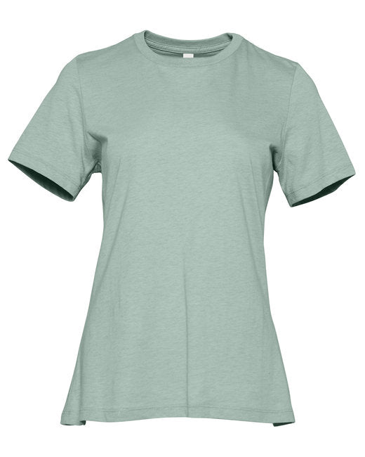 🌸BELLA + CANVAS Ladies' Relaxed Heather CVC Short-Sleeve T-Shirt