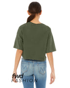 🌸BELLA + CANVAS Ladies' Jersey Crop Tee The Branded Salon