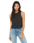 🌸BELLA + CANVAS Ladies' Racerback Cropped Tank www.ebfakestore.com
