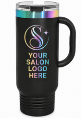Polar Camel 40oz PRISM Travel Mug with Handle & Straw | Custom Laser Engraved