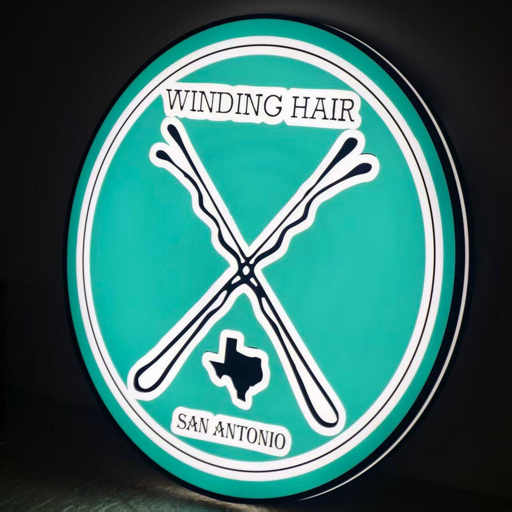 Die-Cut Logo Light Box – The Branded Salon Edition The Branded Salon