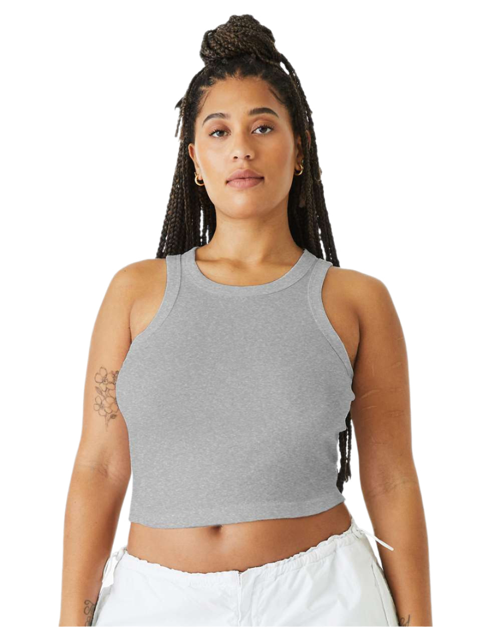 🌸BELLA + CANVAS Ladies' Micro Rib Racer Tank The Branded Salon