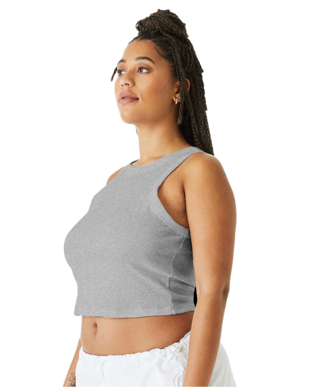 🌸BELLA + CANVAS Ladies' Micro Rib Racer Tank The Branded Salon