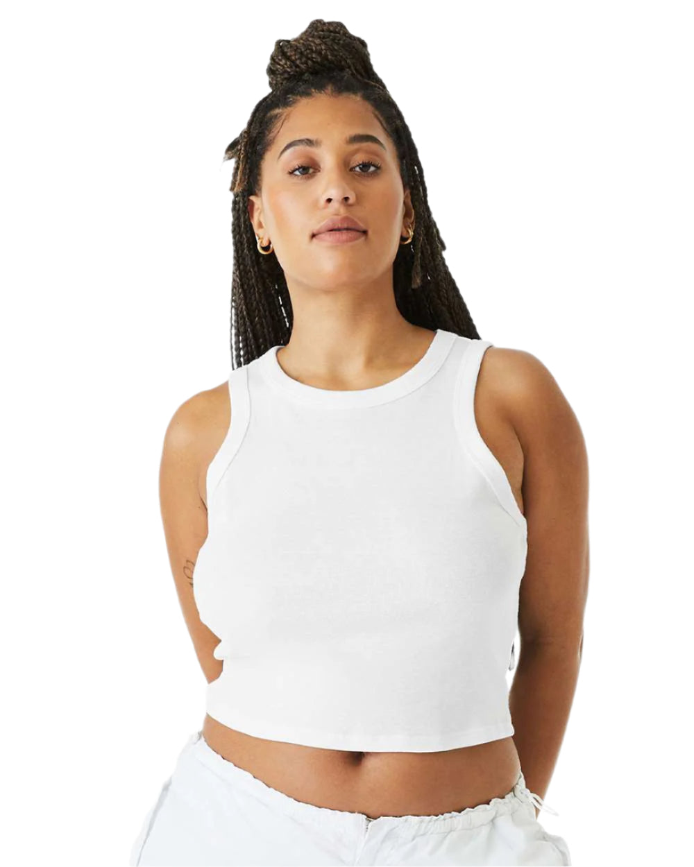 🌸BELLA + CANVAS Ladies' Micro Rib Racer Tank The Branded Salon