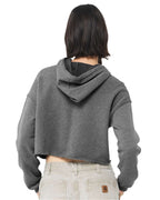 🌸BELLA + CANVAS Ladies' Crop Fleece Hoodie The Branded Salon