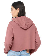 🌸BELLA + CANVAS Ladies' Crop Fleece Hoodie The Branded Salon
