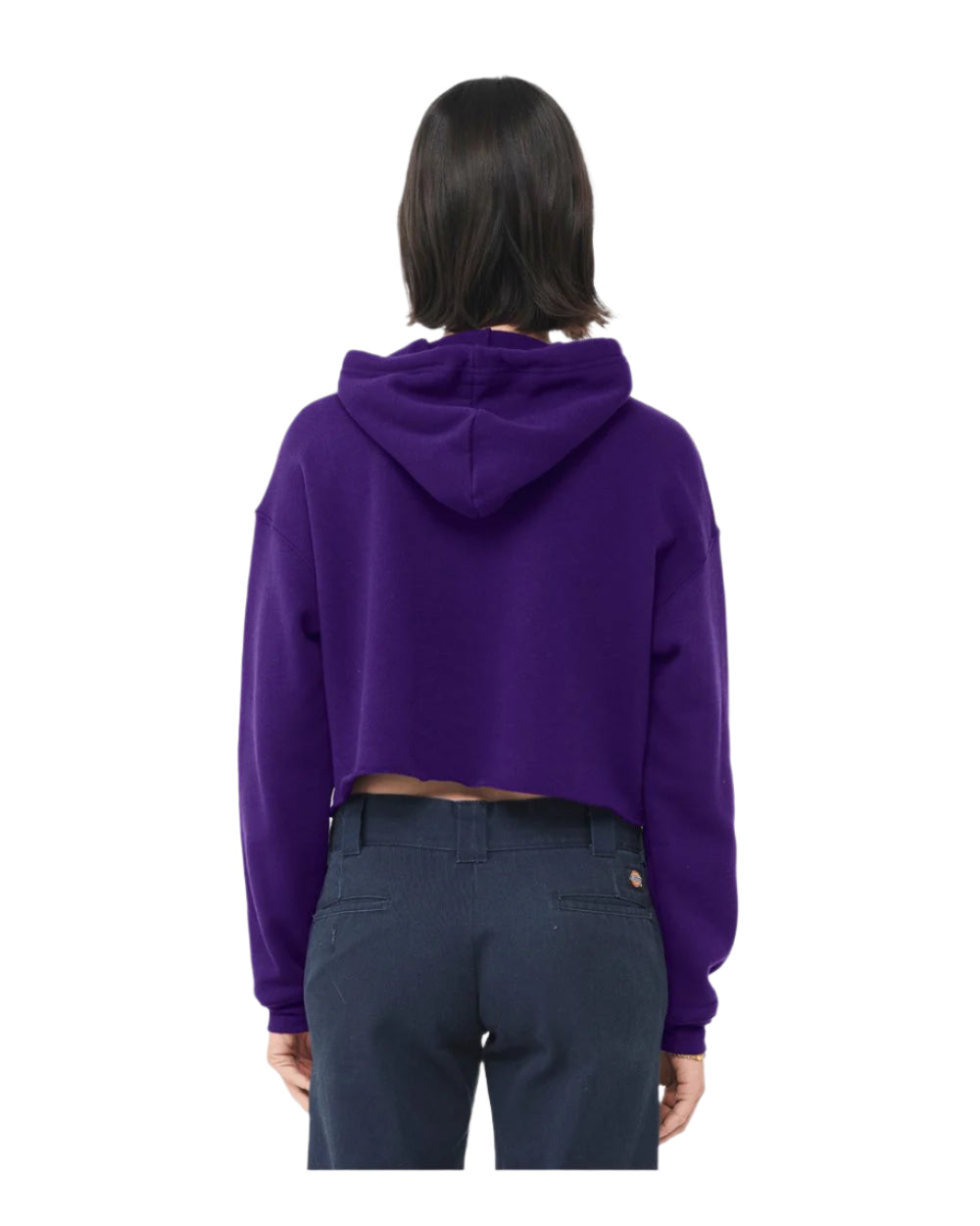 🌸BELLA + CANVAS Ladies' Crop Fleece Hoodie The Branded Salon