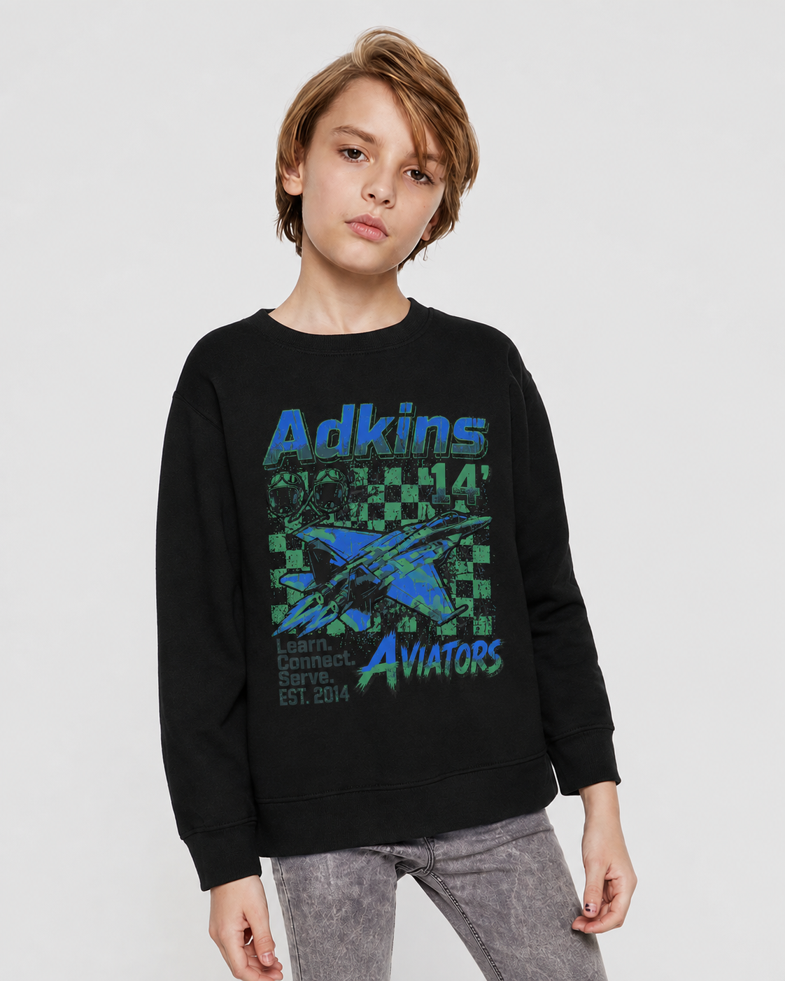 Adkins Avaitors Crew Neck sweatshirt