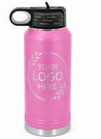Custom Laser Engraved 40oz Water Bottle by Polar Camel