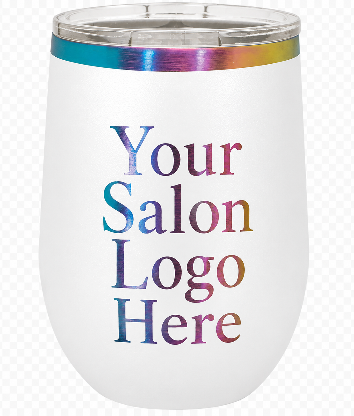 Polar Camel 12oz PRISM Stemless Wine Tumbler | Custom Laser Engraved