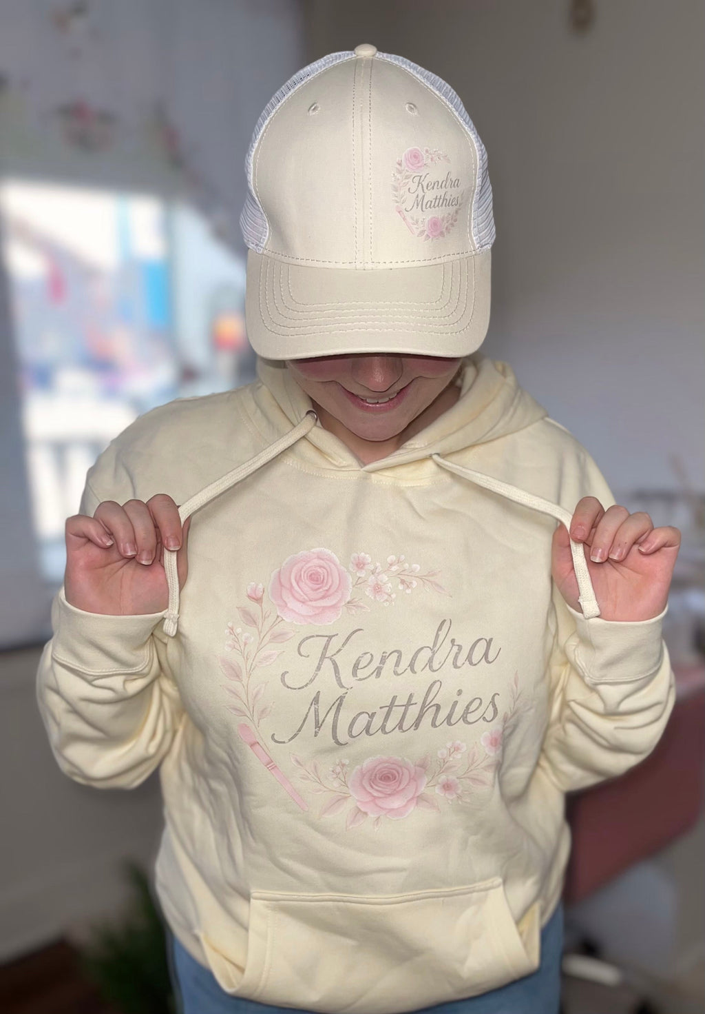Kendra Matthies Signature Design🌸Hat - Made with Heart. Worn with Confidence. The Branded Salon