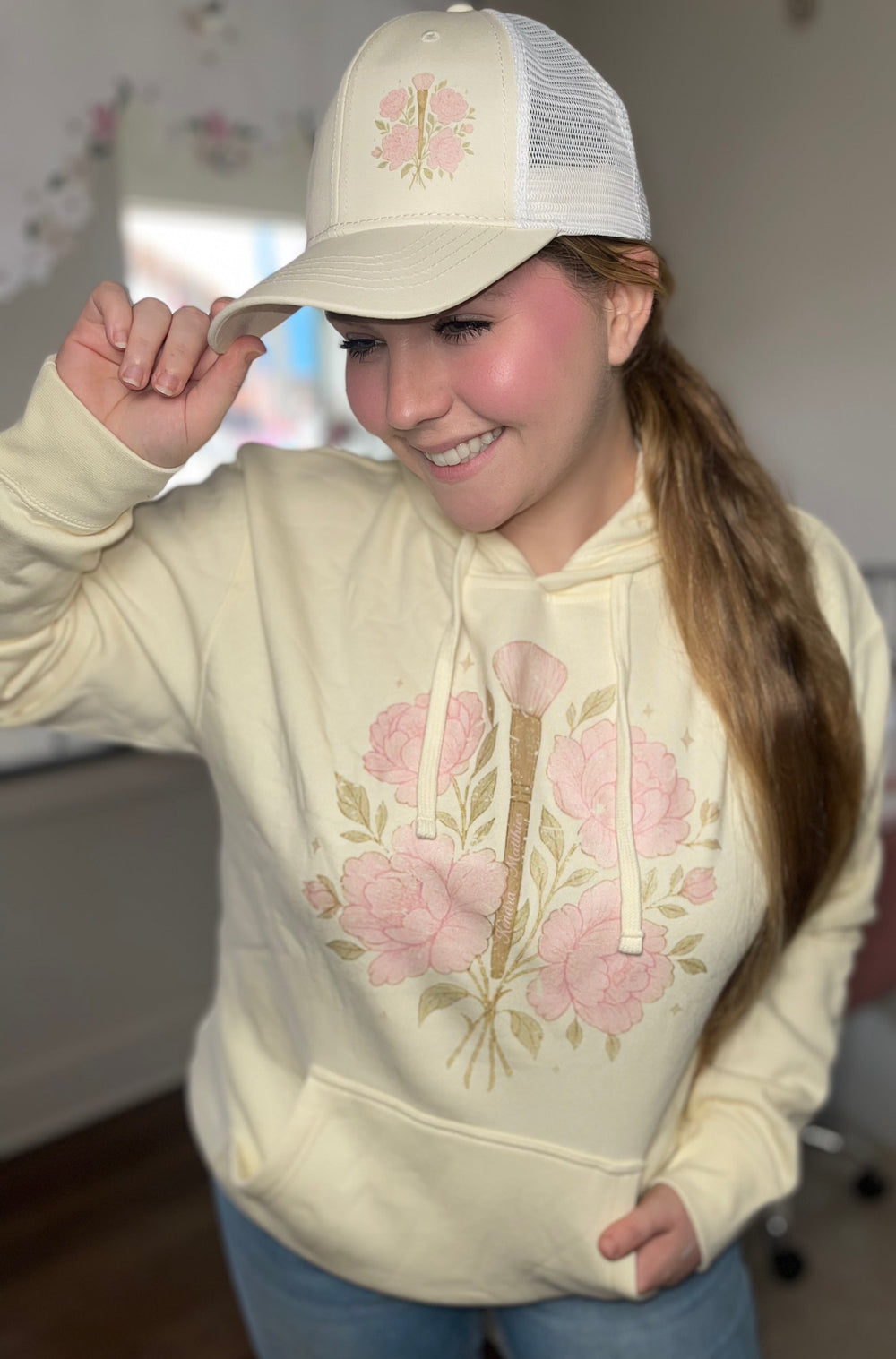 Kendra Matthies Brush Bouquet in Love💄Hoodie - Made with Heart. Worn with Confidence.