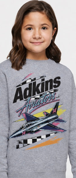 Adkins Avaitors Crew Neck sweatshirt