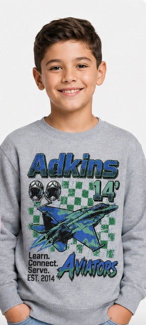 Adkins Avaitors Crew Neck sweatshirt