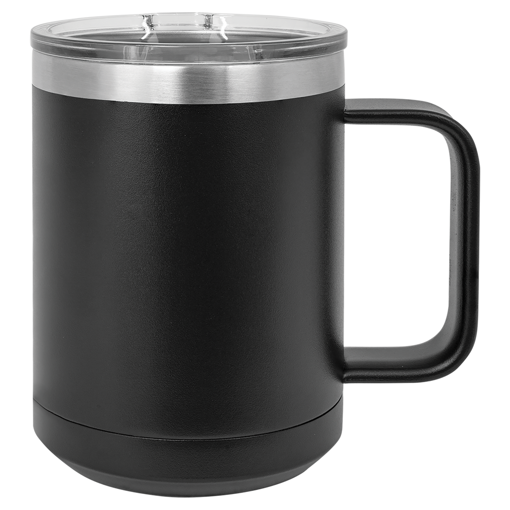 Custom Laser Engraved 15oz Coffee Mug by Polar Camel