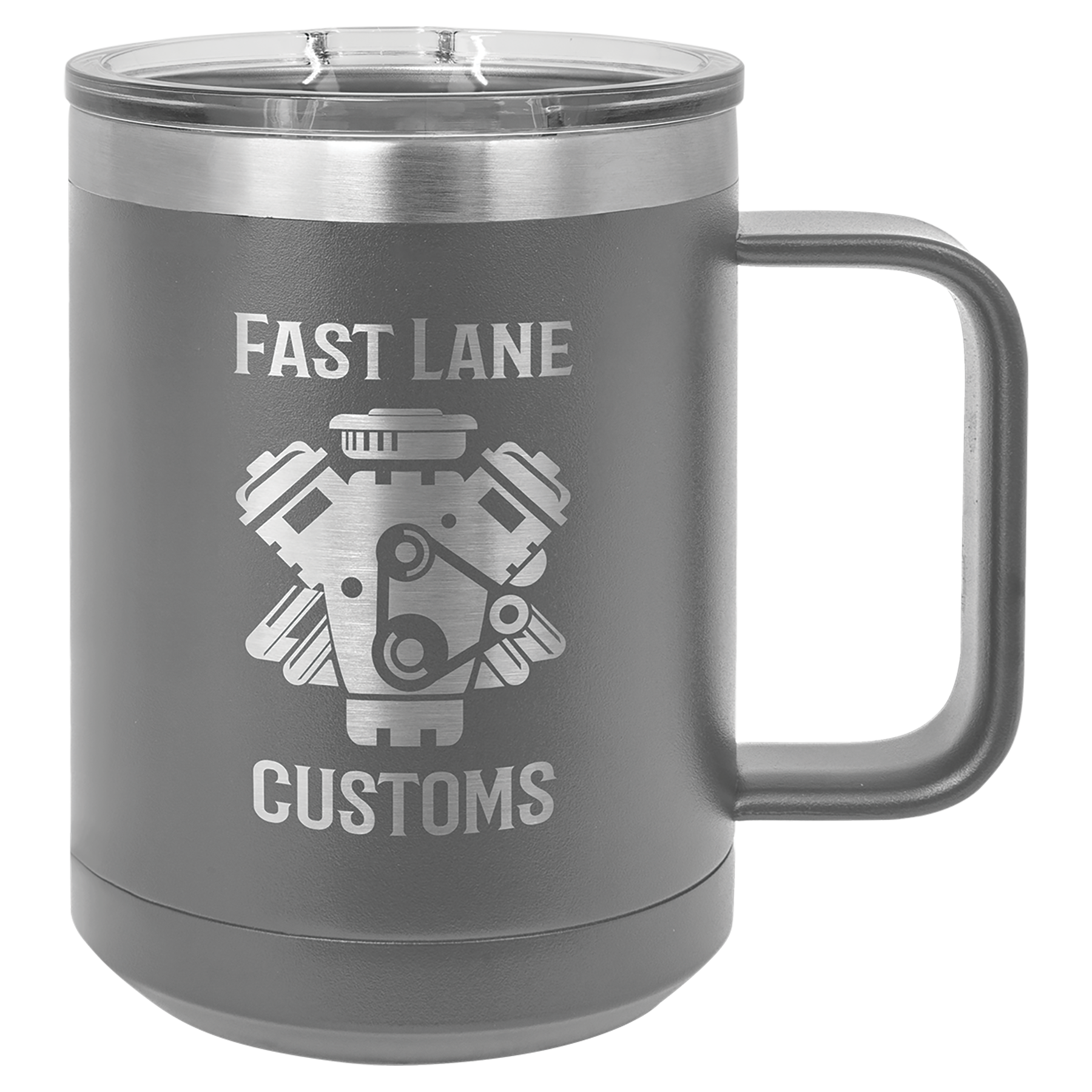 Custom Laser Engraved 15oz Coffee Mug by Polar Camel