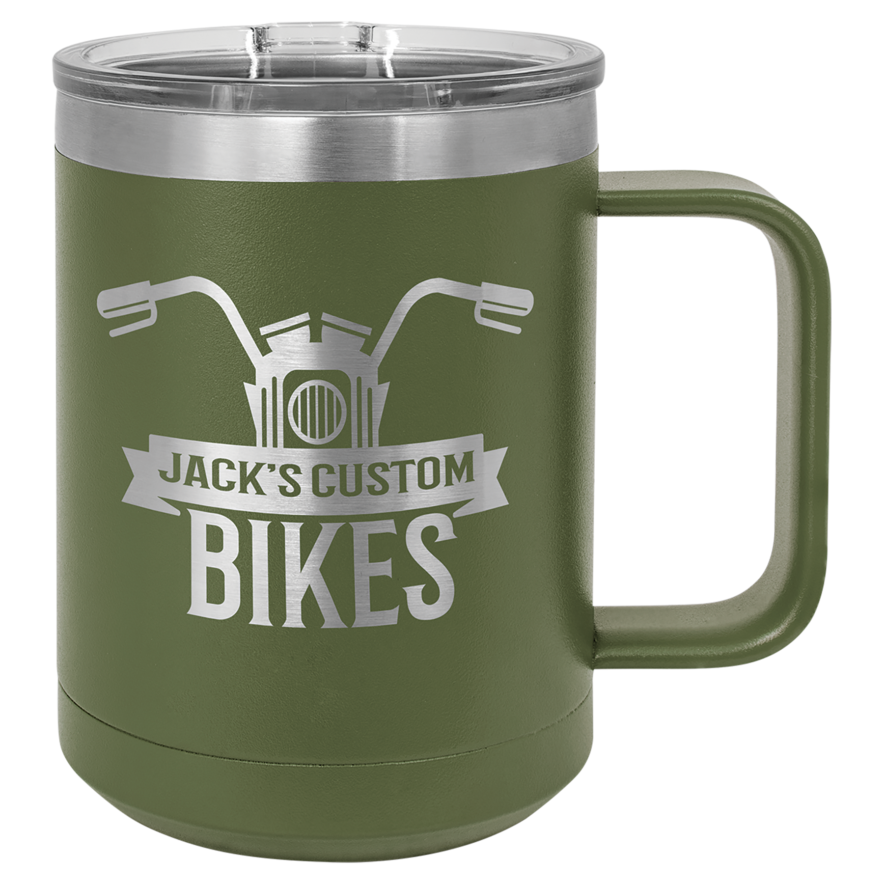 Custom Laser Engraved 15oz Coffee Mug by Polar Camel